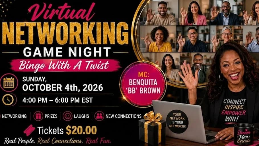 Bingo Meets Business! Virtual Networking Mixer