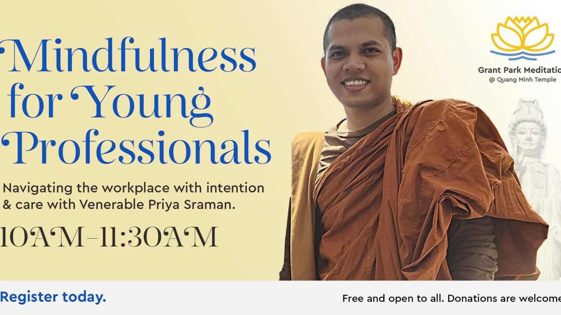 Mindfulness for Young Professionals - Grant Park Meditation