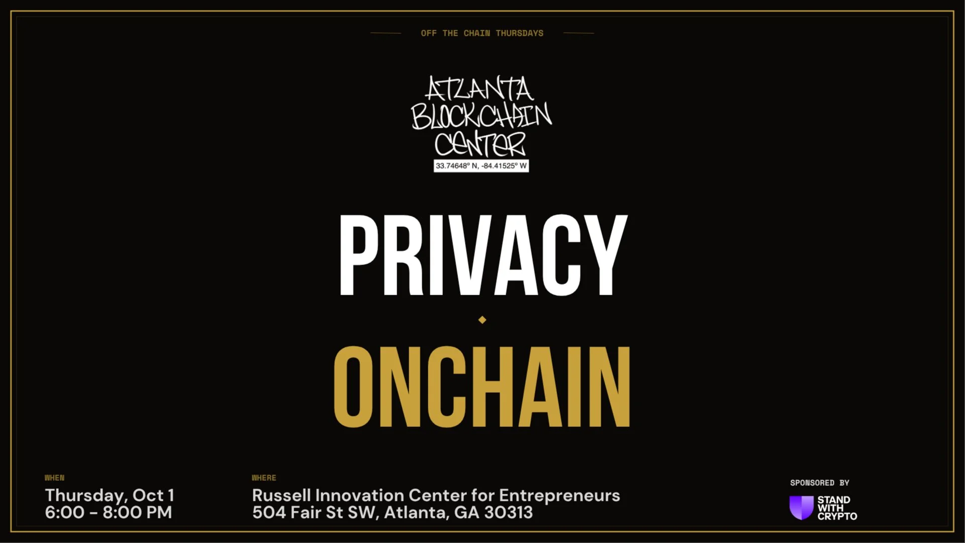 Privacy Onchain
