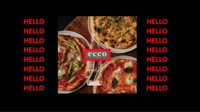 1/2 Price Pizza/Wine at ECCO