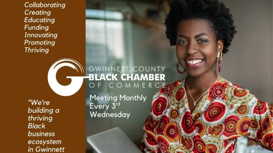 Gwinnett County Black Chamber of Commerce (GCBCC) Monthly Meeting/Networking