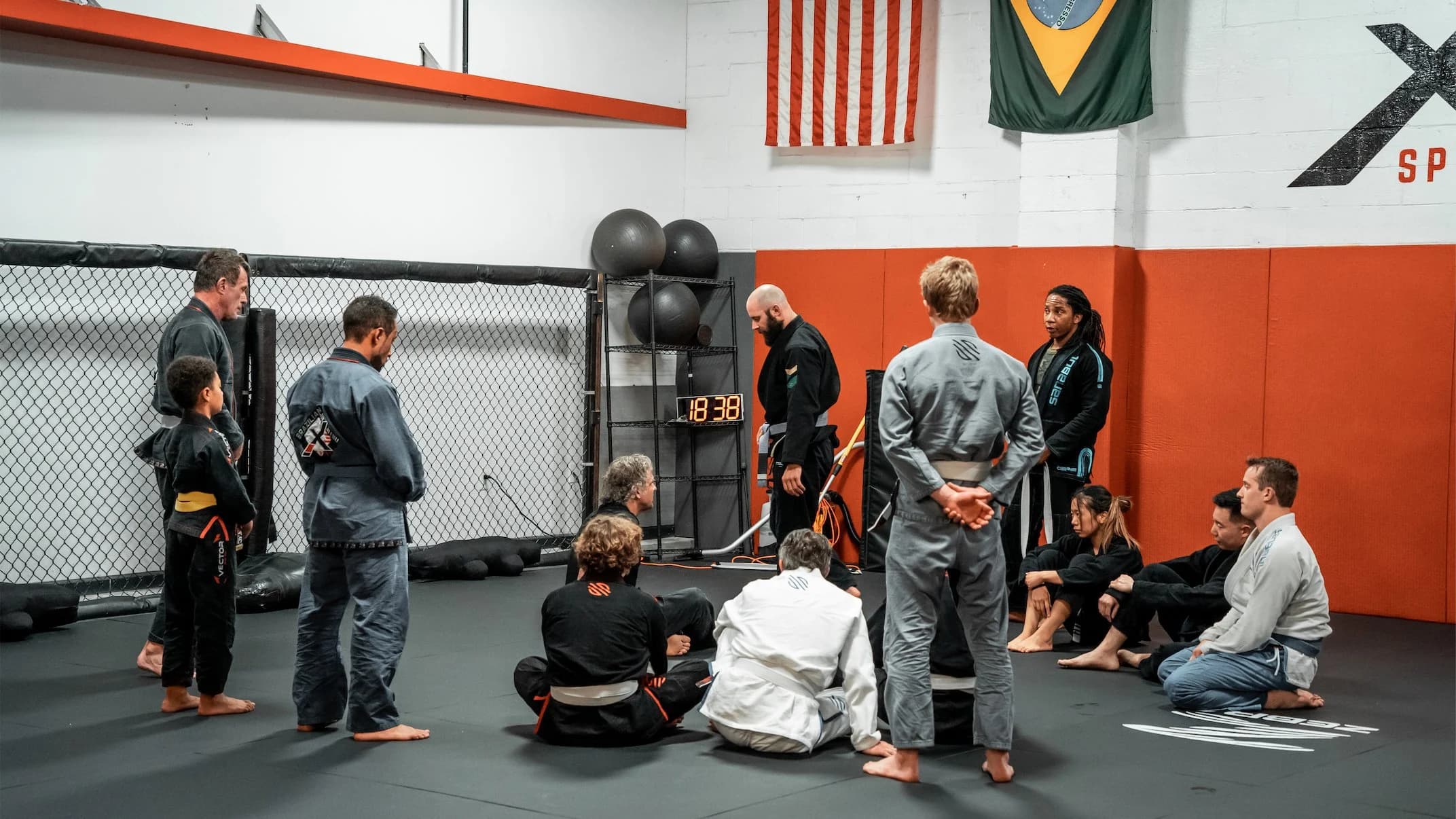 Brazilian Jiu-Jitsu Group Class at X3 Sports West Midtown