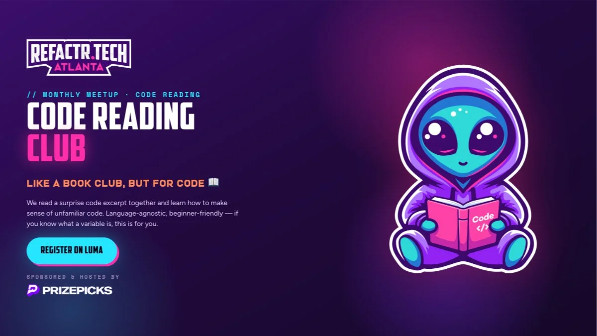 Code Reading Club **REGISTER ON LUMA**