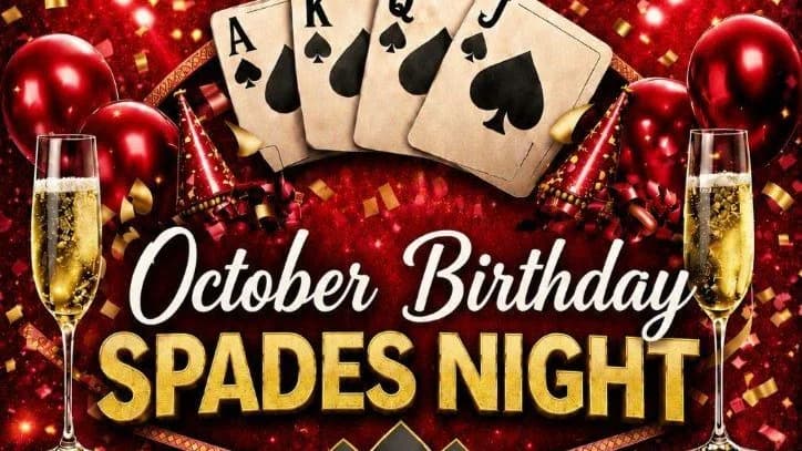 October Birthday Spades Night - Friday Spades Dunwoody