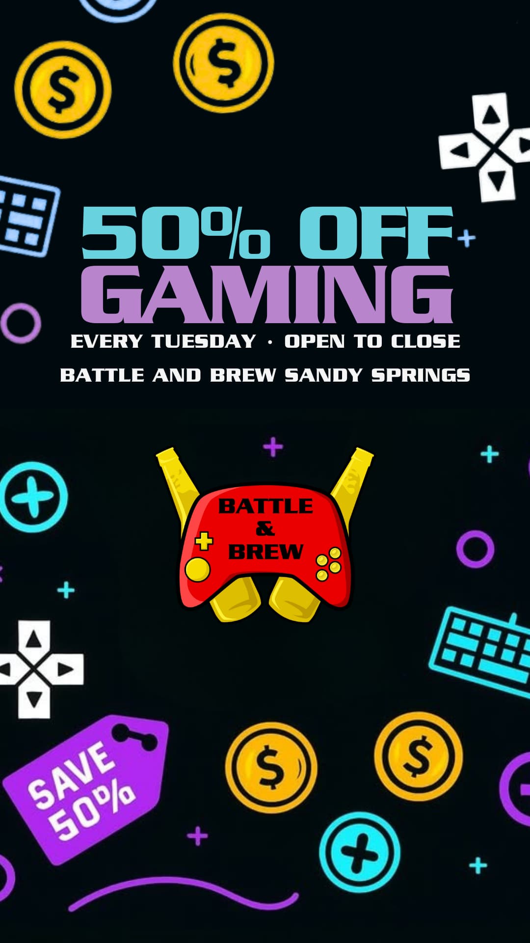 50% OFF Gaming