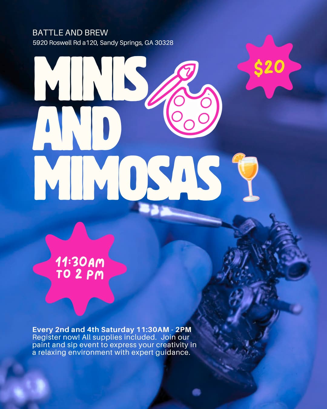Minis & Mimosas Brunch Paint & Sip