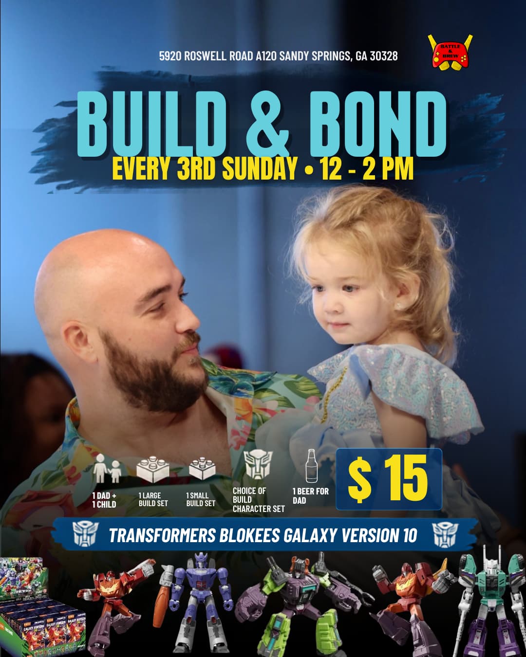 🧱 Build & Bond at Battle & Brew