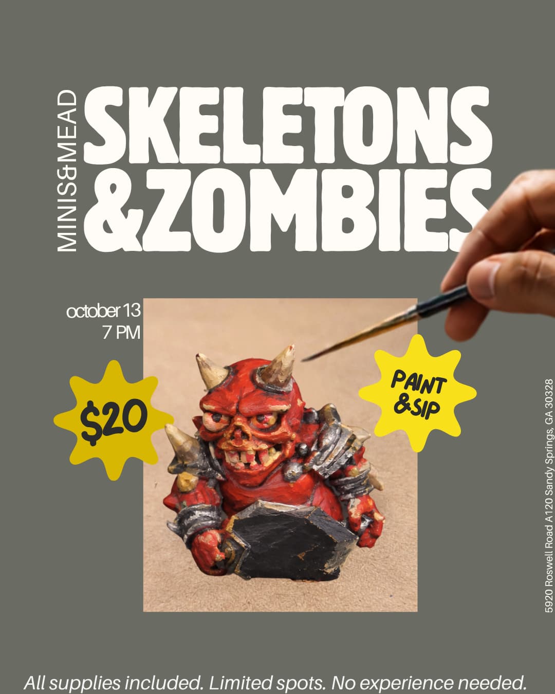 💀 Minis & Mead: Skeletons & Zombies 🧟
