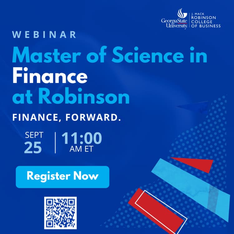 Master of Science in Finance - Live Program Webinar
