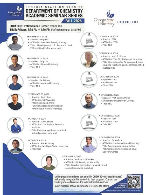 ACADEMIC SEMINAR SERIES - FALL 2026