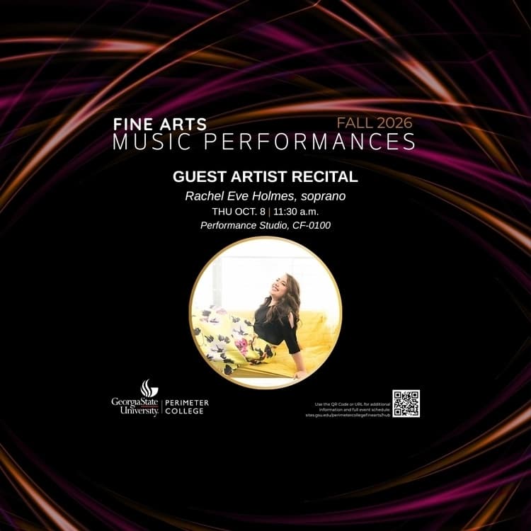 Perimeter College Music Faculty Recital: Rachel Eve Holmes, soprano